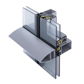 Jindal Aluminium Curtain Wall Section Suppliers in Delhi