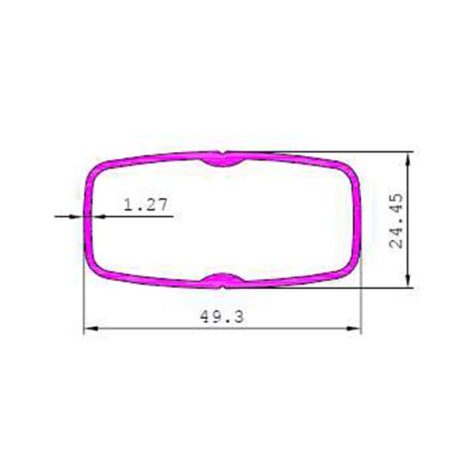 Awning Section No 34012 Aluminium Profile For Construction Suppliers in Delhi