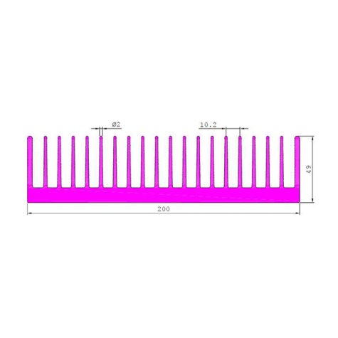 High Quality Heat Sink Aluminium Section For Efficient Thermal Suppliers in Delhi